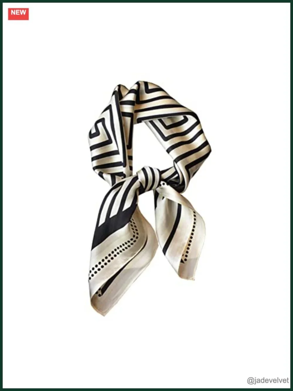 100% Mulberry Silk Scarf for Hair 27x27 Square Neckerchief Headscarf